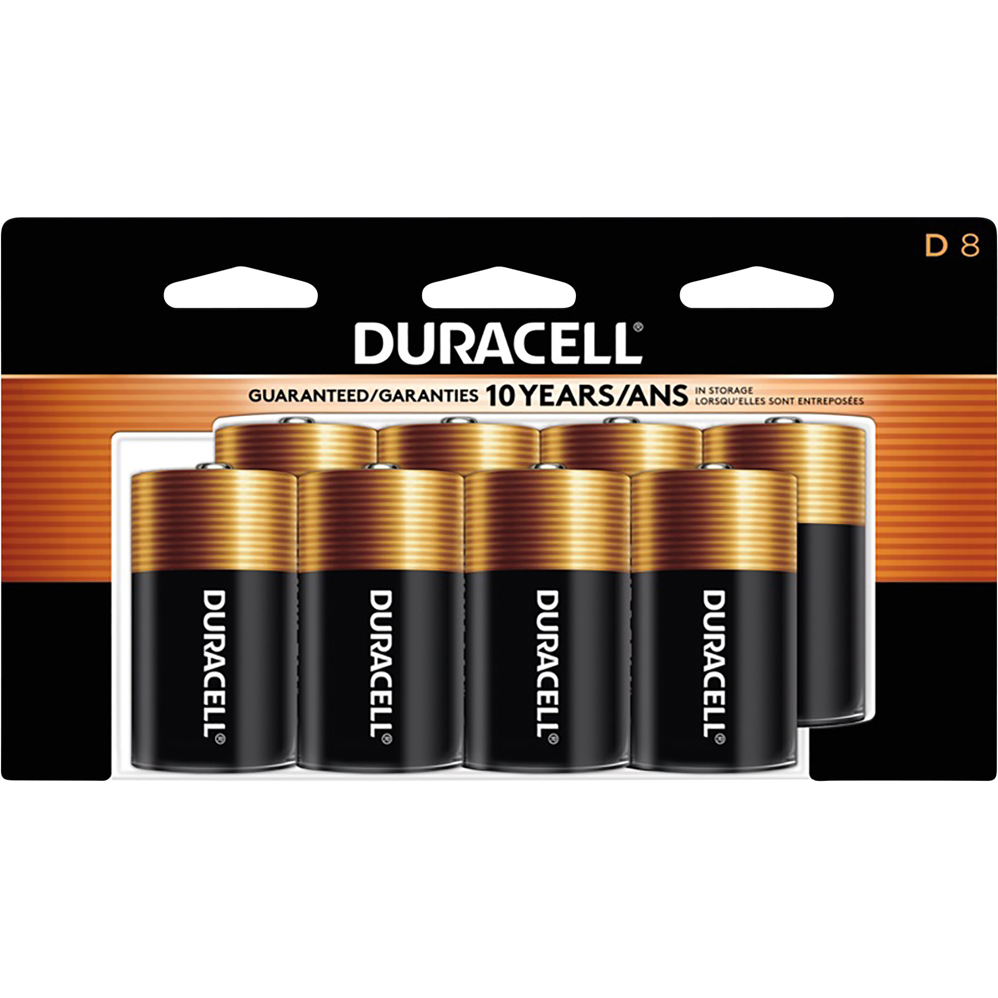 Duracell Coppertop D Batteries, 8-Pk.